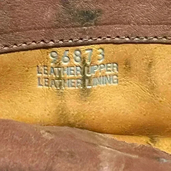 Vintage Italian Butter Soft Pebbled Leather Riding Boots Womens Sz 9 - Picture 8 of 9